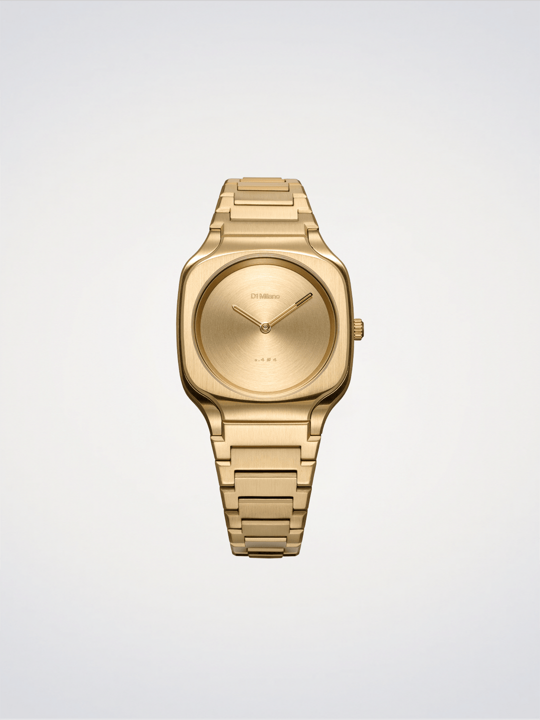 D1 Milano Gold Quadratische Scheibe 32 mm D1-SQBL03