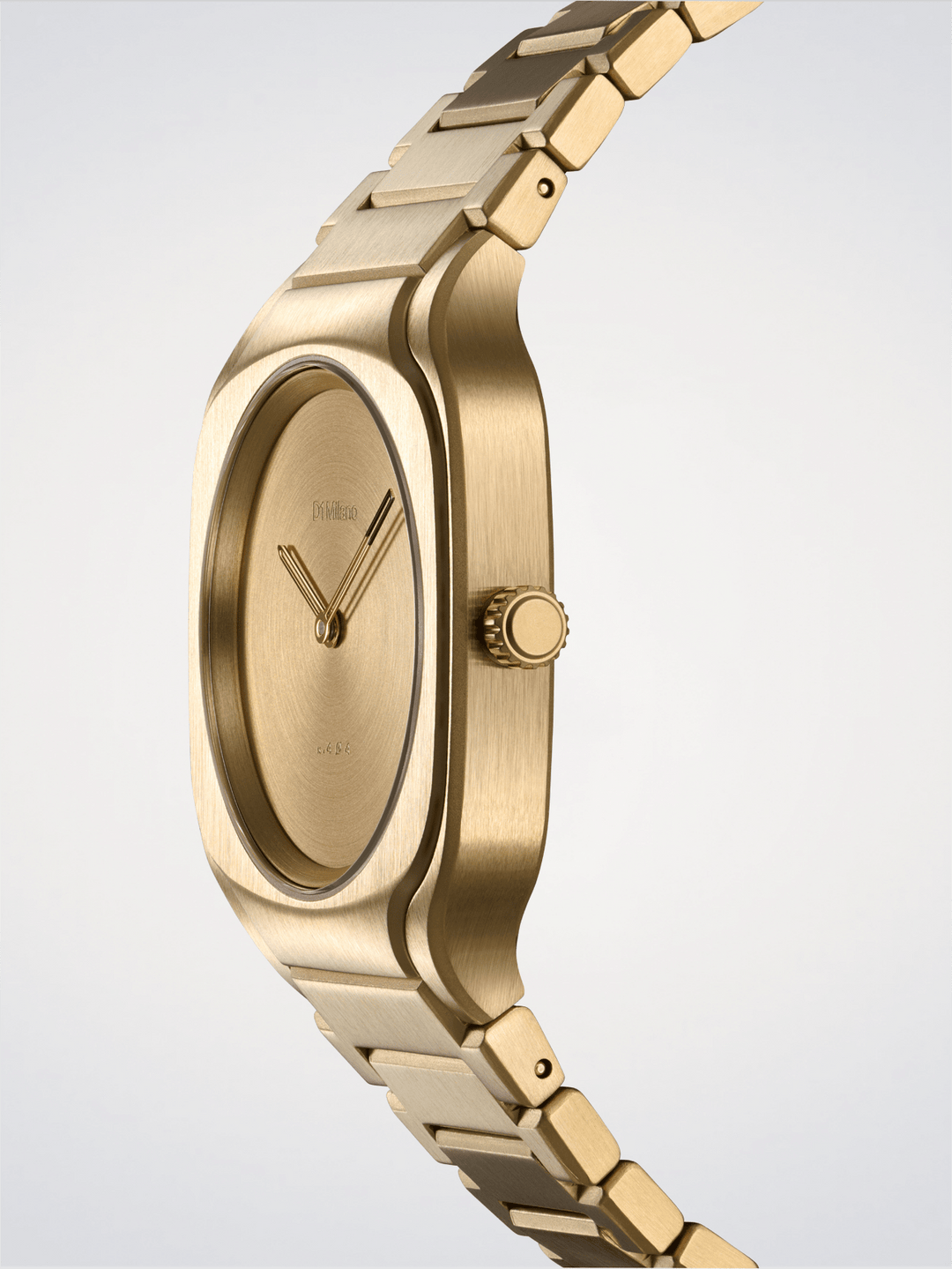 D1 Milano Gold Quadratische Scheibe 32 mm D1-SQBL03