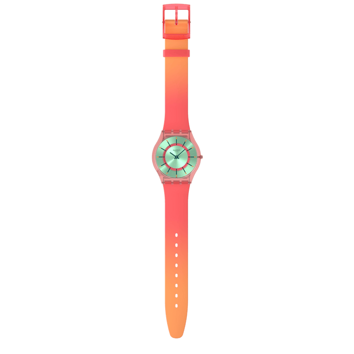 Swatch Minty Mango Dream Originals Skin 34mm Clock Watch