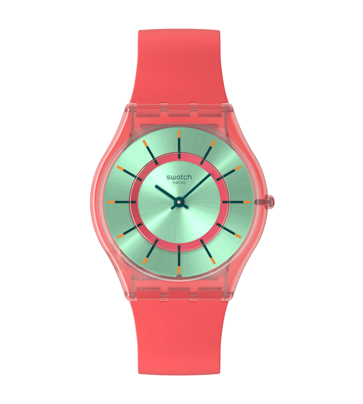 Swatch Minty Mango Dream Originals Skin 34mm Clock Watch