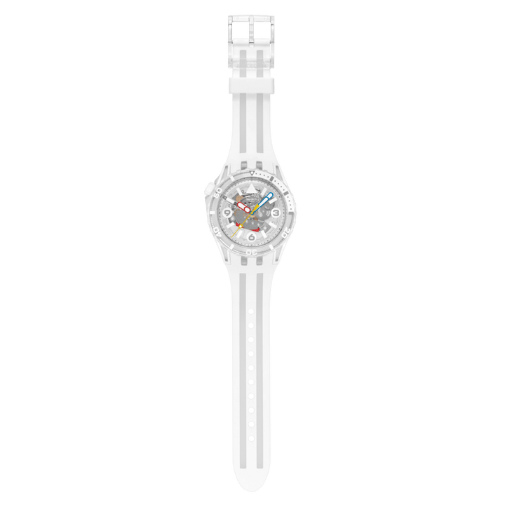 Swatch Scubaqua White 44mm Sscu09k100 watch