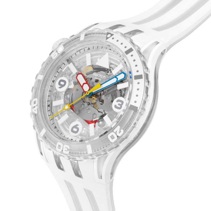 Swatch Scubaqua White 44mm Sscu09k100 watch