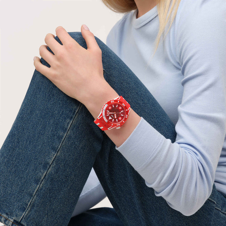 Swatch Scubaqua Red 44mm SScu09r100 watch