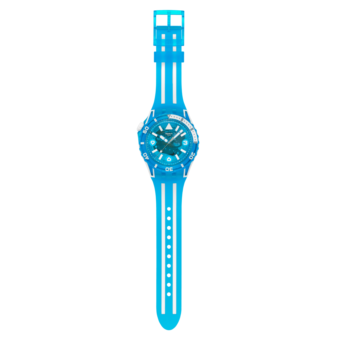 Swatch Scubqua Blue 44mm SScu09S100 watch