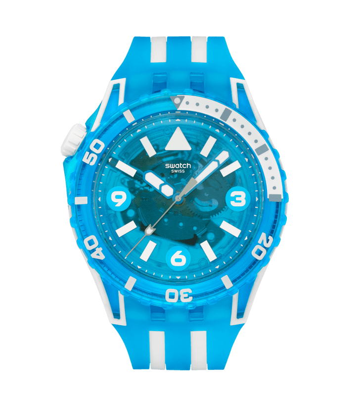 Swatch Scubqua Blue 44mm SScu09S100 watch