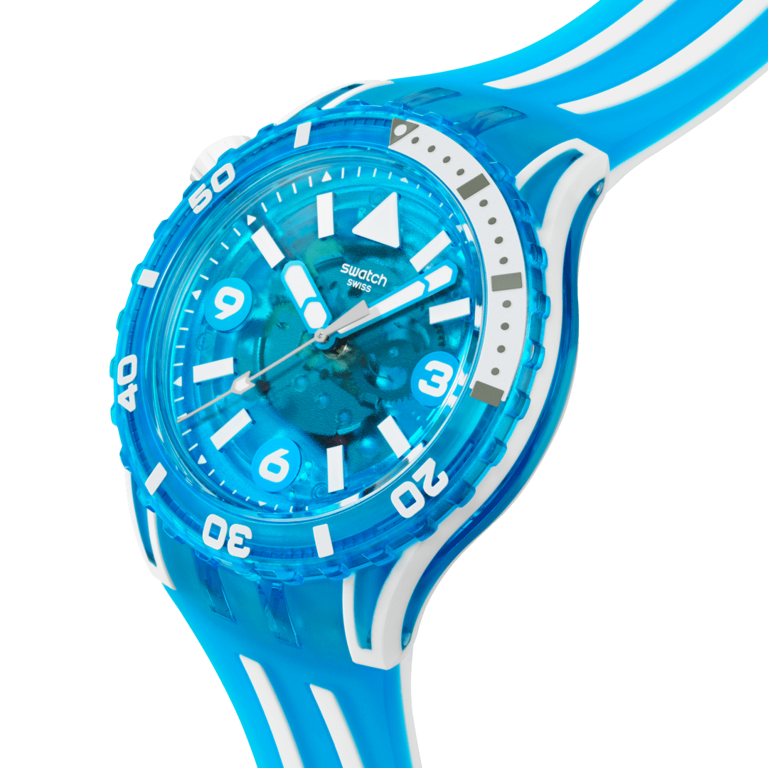 Swatch Scubqua Blue 44mm SScu09S100 watch