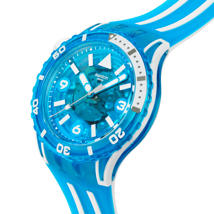Swatch Scubqua Blue 44mm SScu09S100 watch