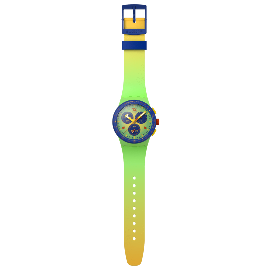 Swatch Flowing Freshly Originals Chrono 42mm Susg101 watch