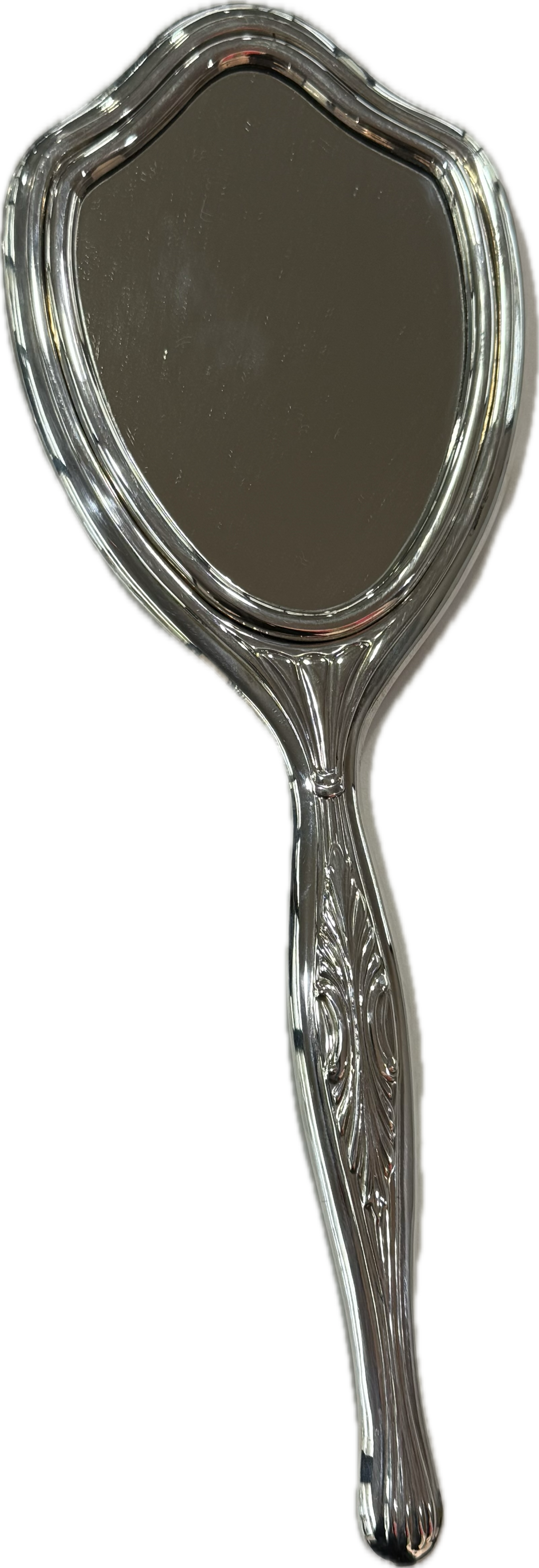 Capodagli mirror from toilet with 800 silver handle chiseled ar-s491