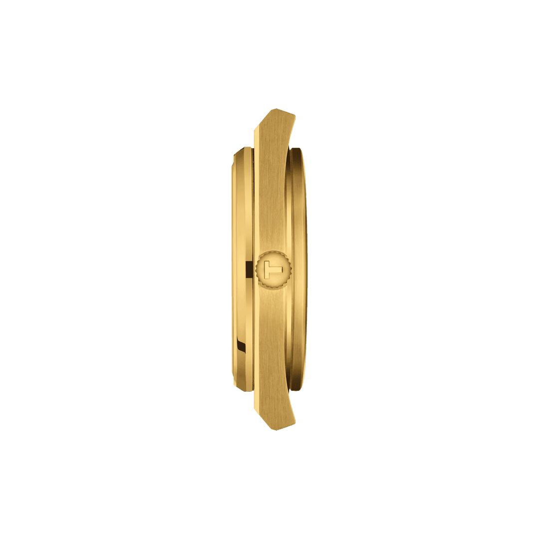 Tissot orologio PRX Powermatic 80 40mm champagne automatico acciaio finitura PVD oro giallo T137.407.33.021.00 - Capodagli 1937