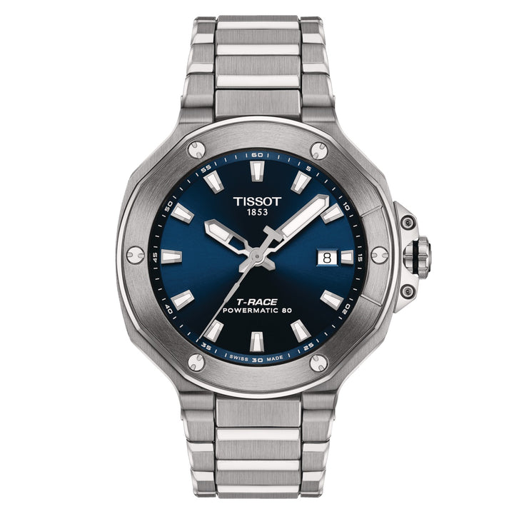 Tissot T-Race Powermitic 80 41mm Blå automatisk stål T141.807.11.041.00