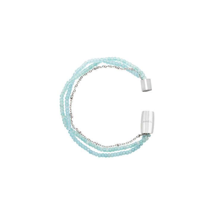 Breil Magnetica System Small Sea Water Armband aus Stahl mit TJ3623-Kristallen