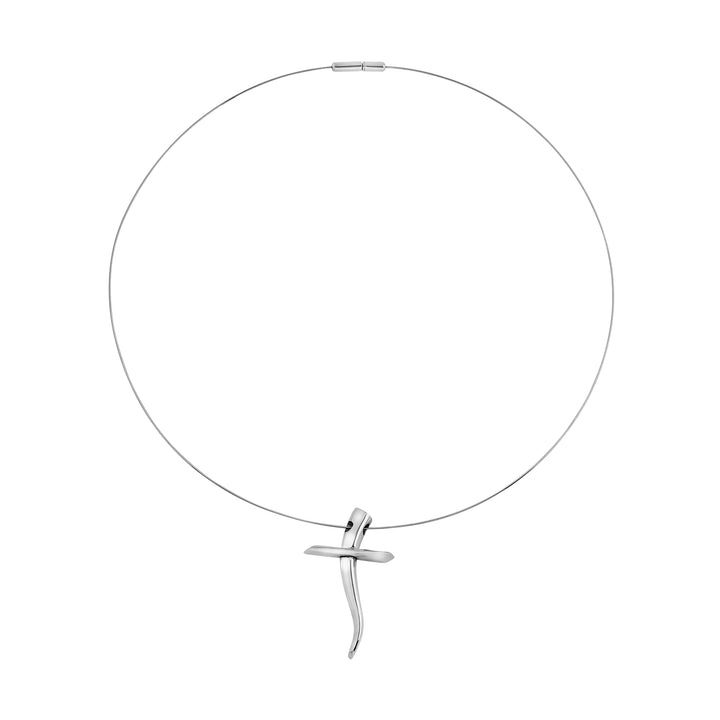 Breil Reloaded Steel Moon Choker-Halskette TJ3923