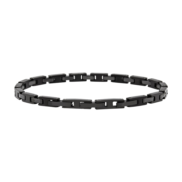 Breil Ceramic Brick armbånd, stål, sort PVD finish, keramisk TJ3964