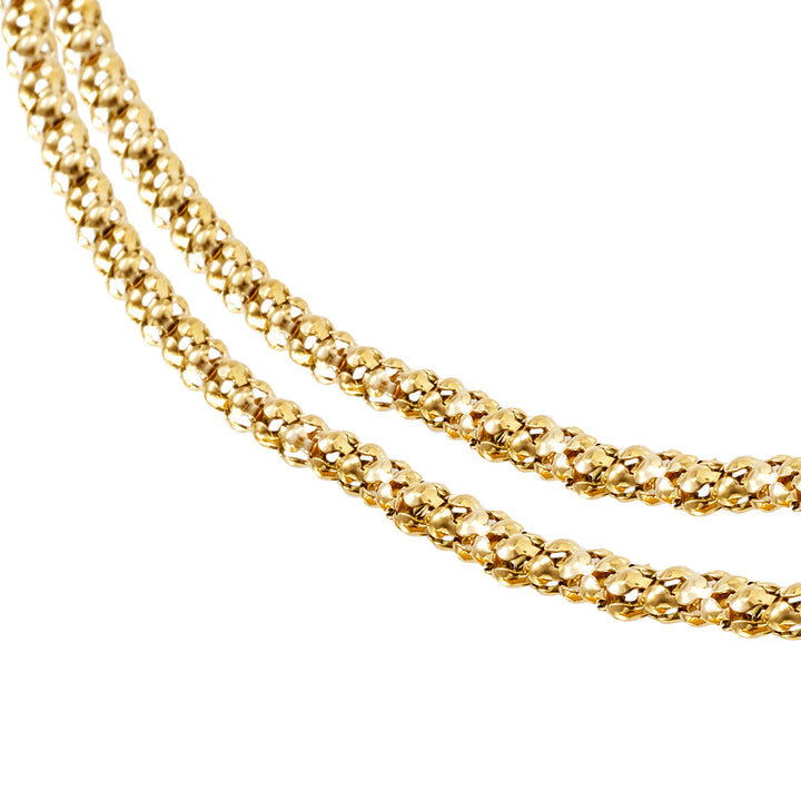Breil Globe halsband stål PVD guld finish TJ4065