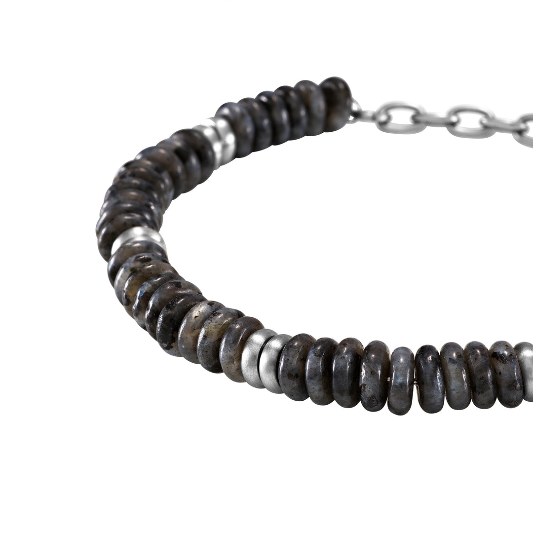 Breil Rock Hard labradorite steel bracelet TJ4123