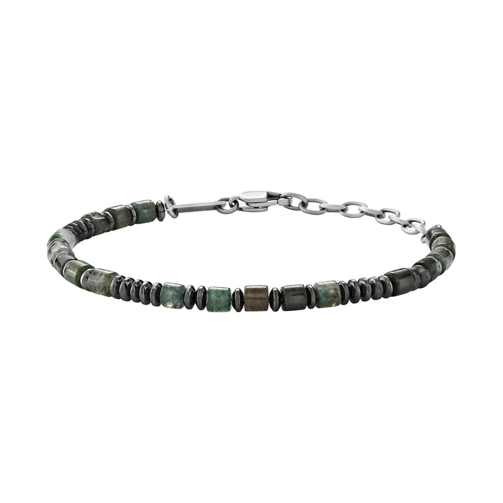 Breil Rock Hard stål agat armbånd TJ4131