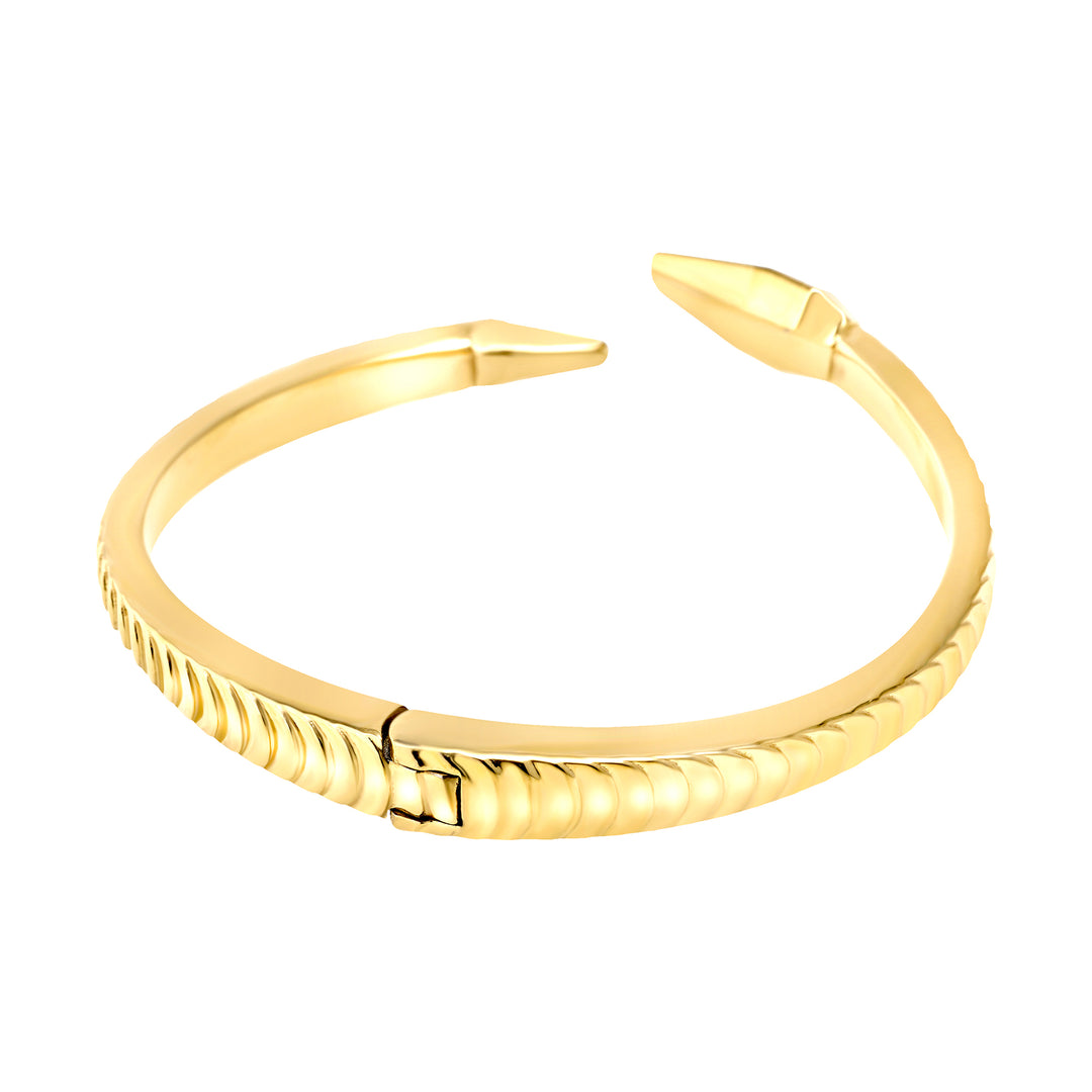 Breil Hypnotic stift stålarmbånd med 14K guld PVD finish TJ4207