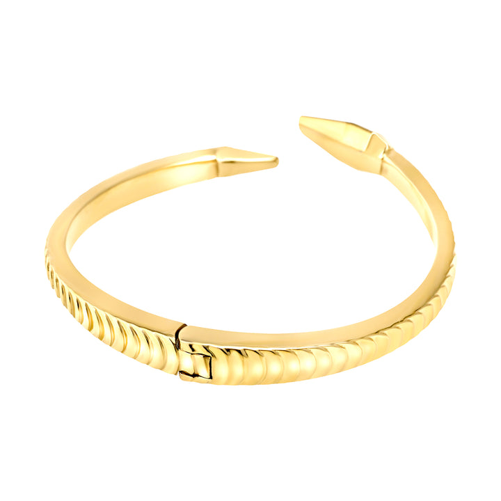 Breil Hypnotic stift stålarmbånd med 14K guld PVD finish TJ4207