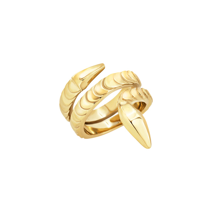 Breil Hypnotisk ring i stål med 14K guld PVD finish TJ4212