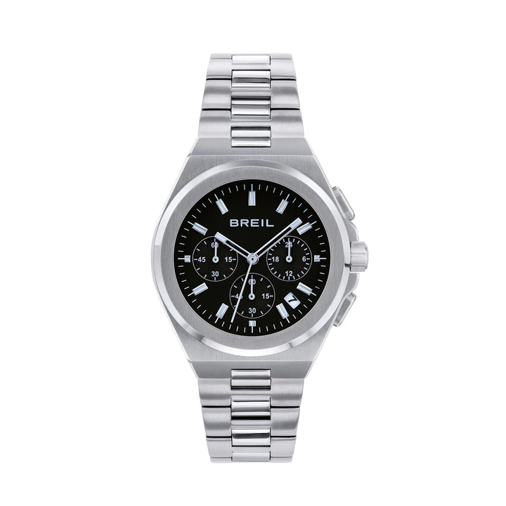 Breil Apex Chrono ur 40mm sort kvartsstål TW2111