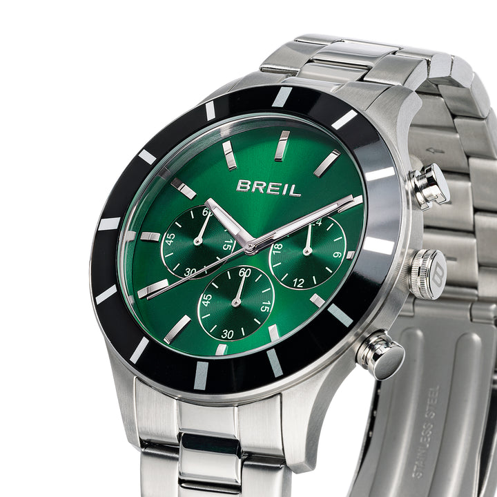 Breil ur Remixer Chrono 42mm grønt kvartsstål TW2115