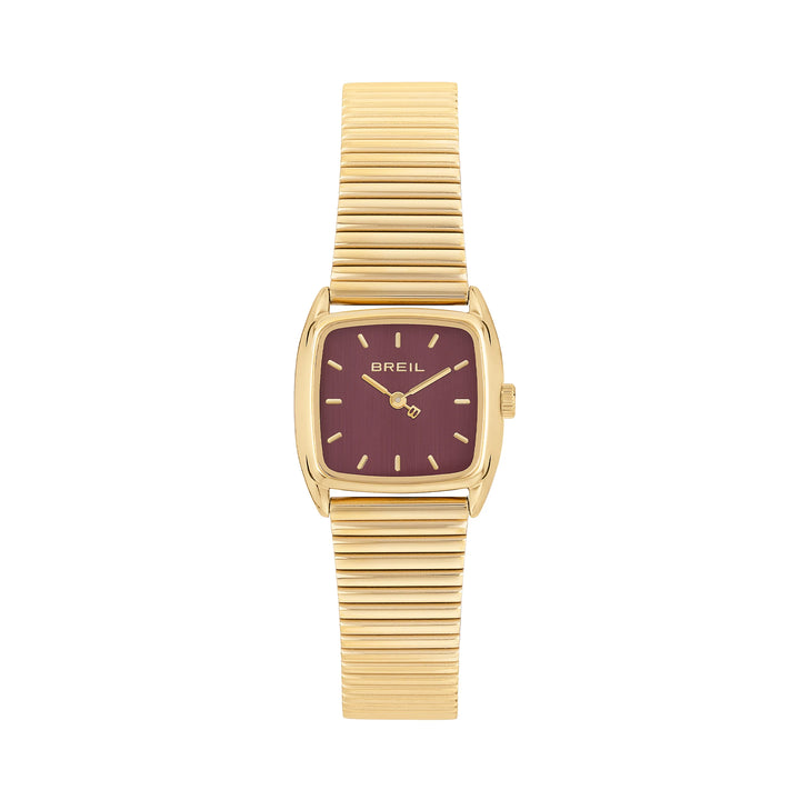 Breil ur Stylize 24mm bordeaux quartz stål gul guld PVD finish TW2120