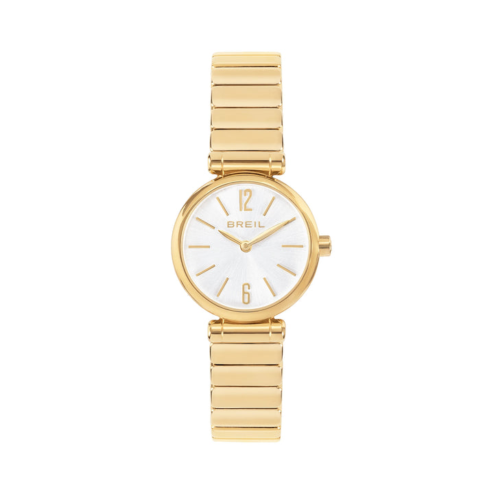 Breil Nuvè ur 28mm sølv quartz stål IP guld finish TW2126