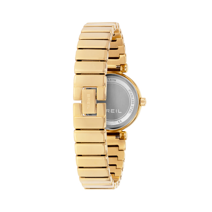 Breil Nuvè ur 28mm sølv quartz stål IP guld finish TW2126