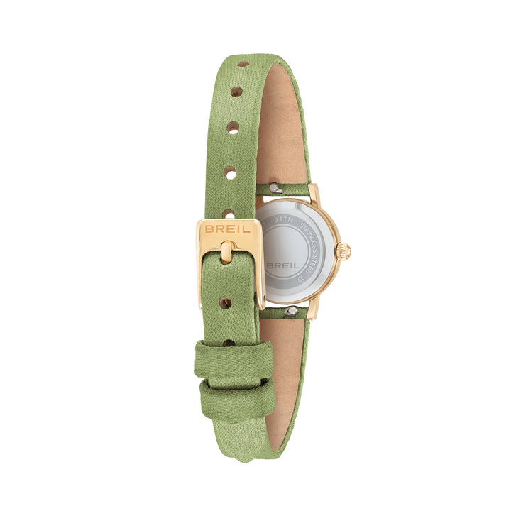 Breil Darling ur 18mm grønt kvartsstål IP guldfinish TW2190