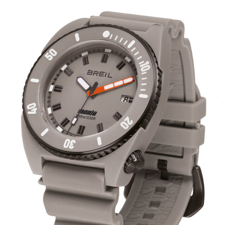 Breil Manta E.C.O. watch Blend 42mm gray quartz ceramic TW2196