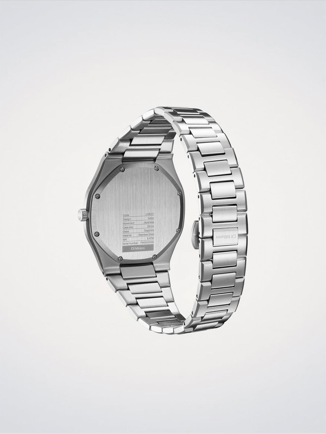 D1 Milano Groovy Black Ultradünn 39 mm D1-UHBJ01