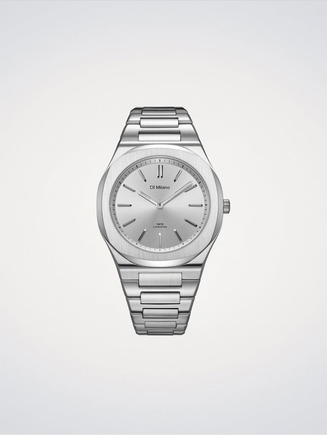 D1 Milano Groovy Sølv Ultratynd 39 mm D1-UHBJ02