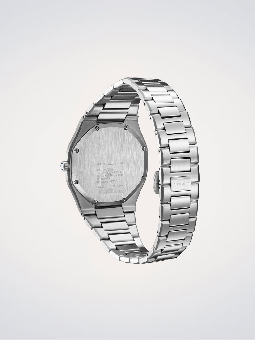 D1 Milano Carbon Reef Ultradünne Uhr 39 mm D1-UHBJ04