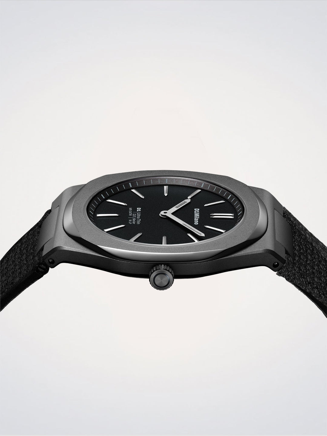 D1 Milano Sort Kevlar Ultra Thin Watch 39 mm D1-UHKJ01