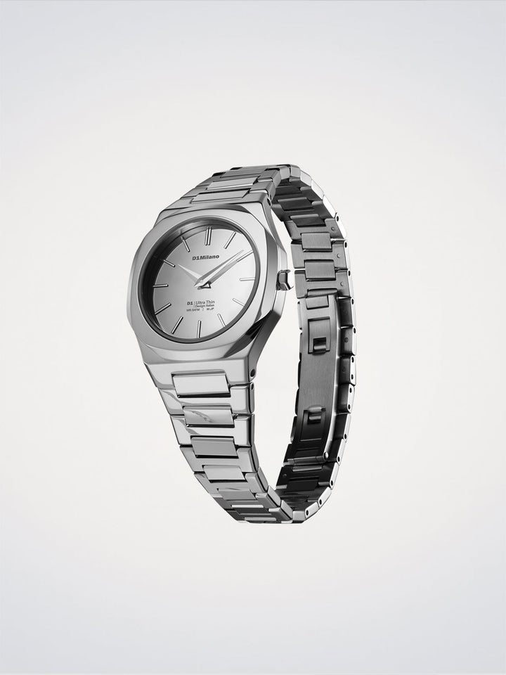 D1 Milano Silver Gleam Ultra Thin Watch 30 mm D1-UTBL39