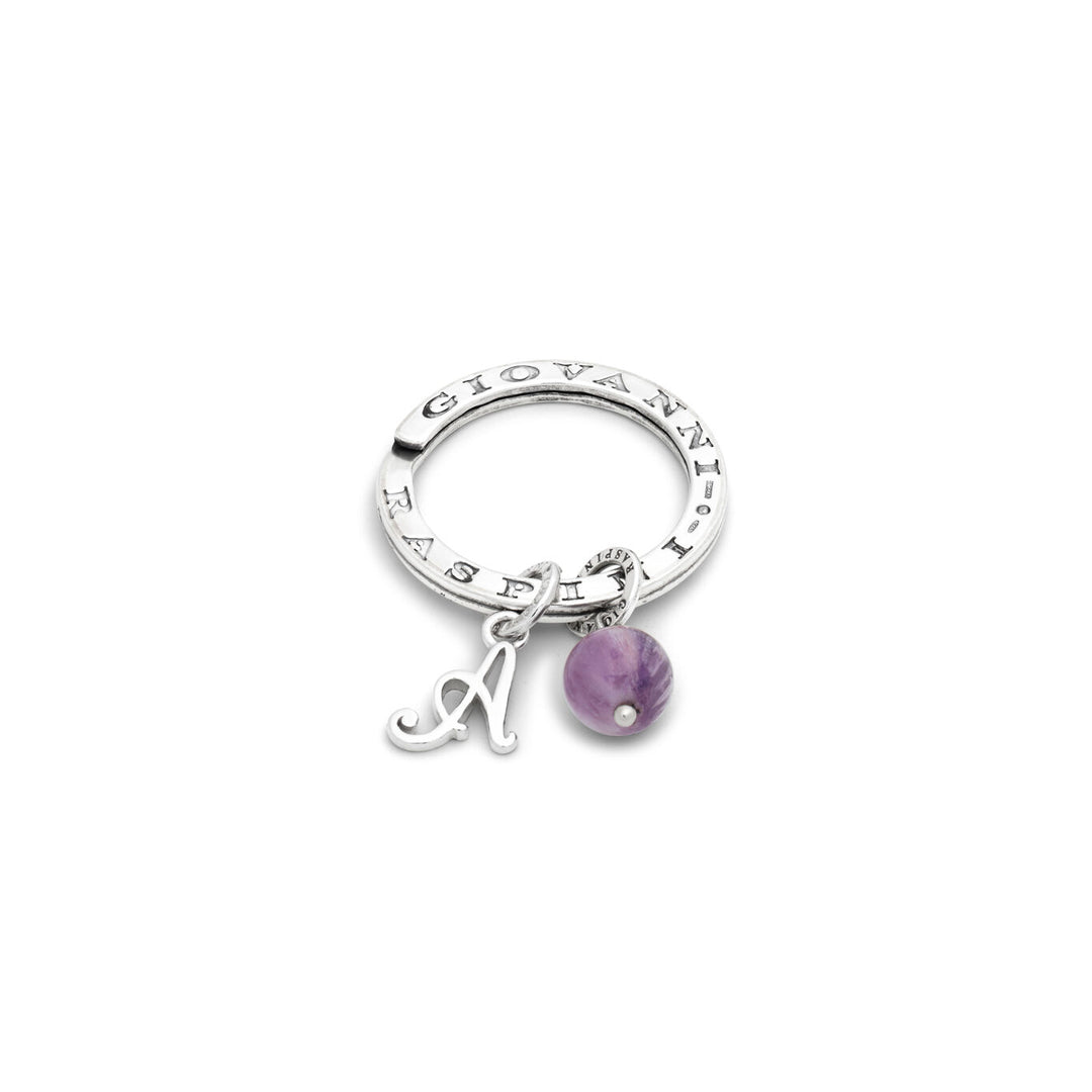 Giovanni Raspini nøglering Luce Viola sølv X01700