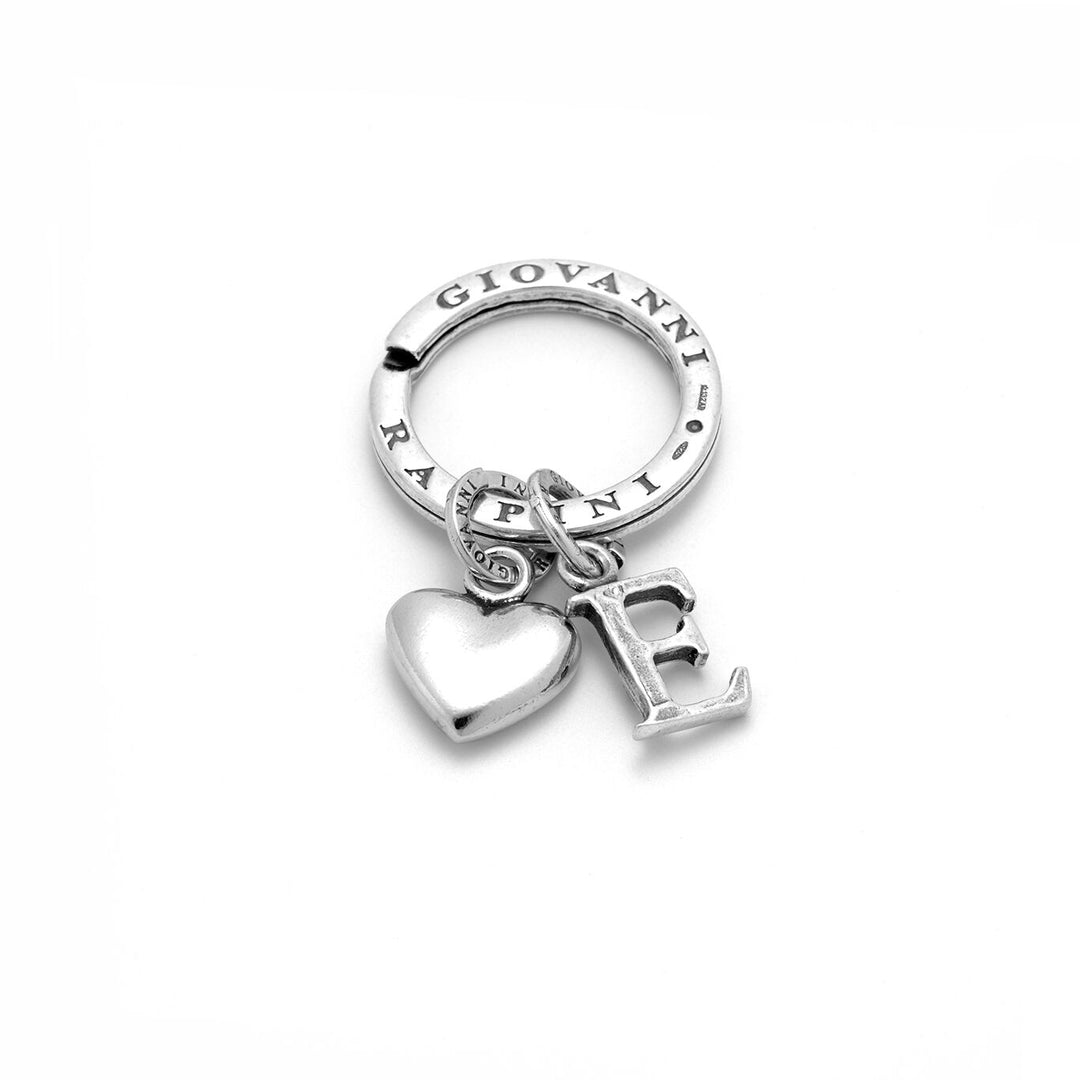 Giovanni Raspini Heart and Letter Key Ring E 1867