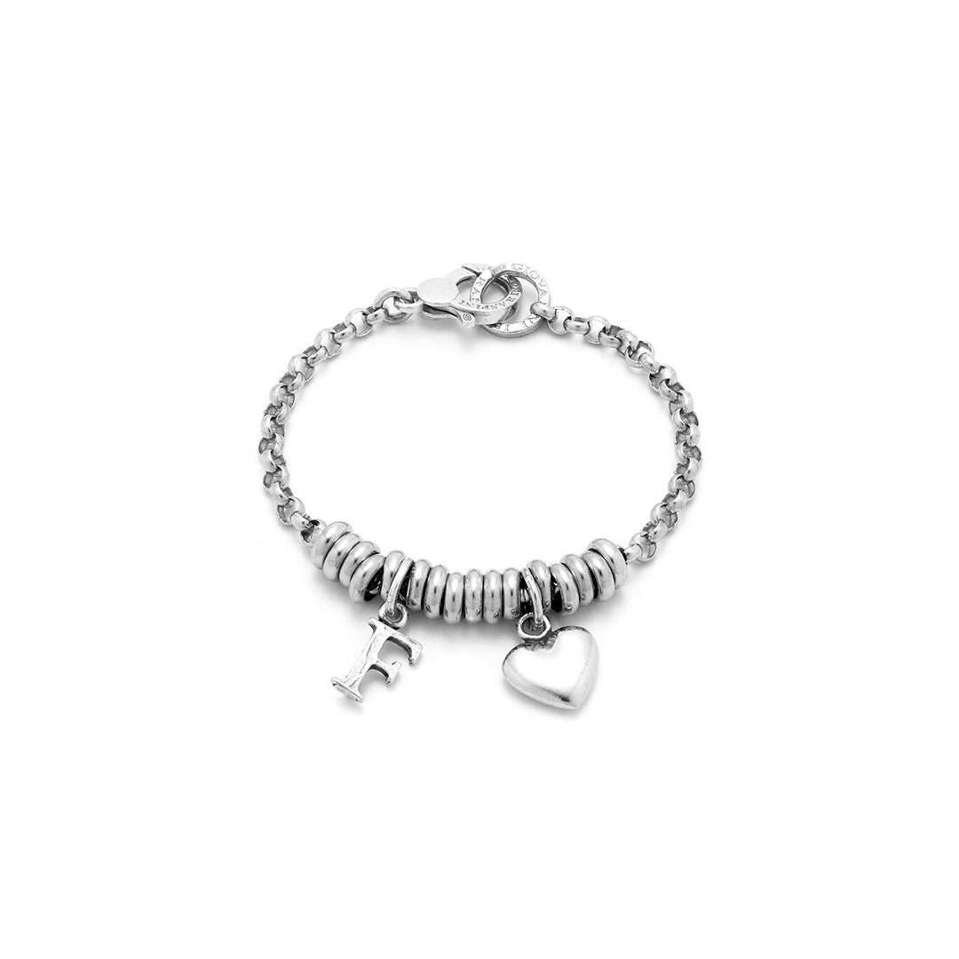 Giovanni Raspini hjerte og bogstav F armbånd 1892