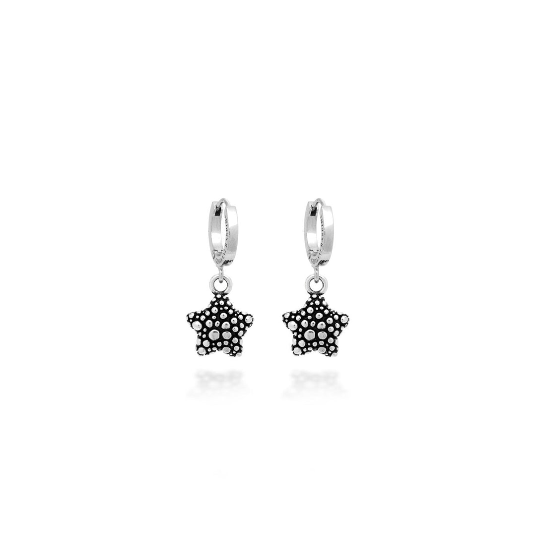 Giovanni Raspini Huggie Stella Perlage Earrings 1900