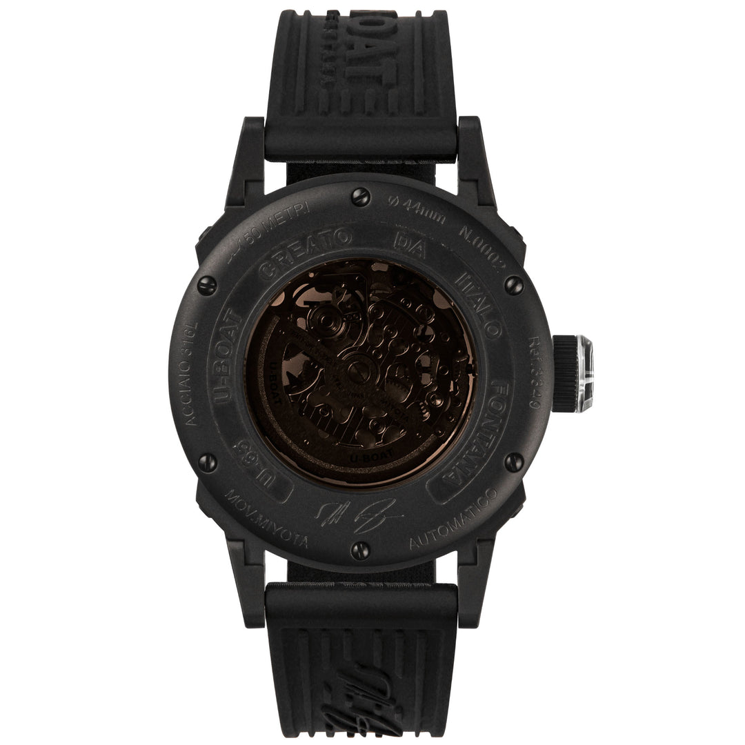 U-BOAT watch U-65 44mm white automatic steel black PVD finish 3349