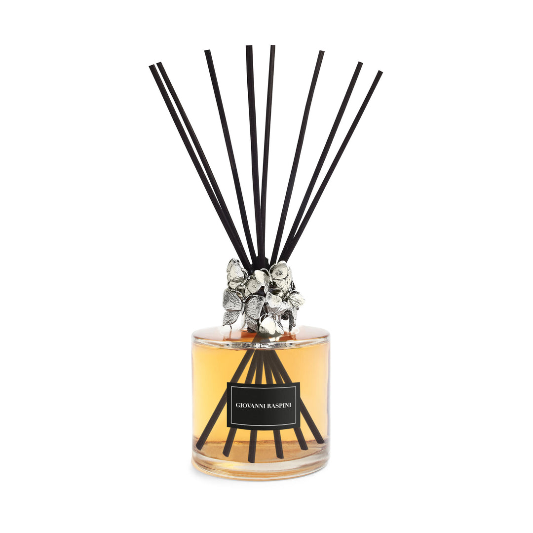 Giovanni Raspini Butterfly Diffuser - Iris Dust home fragrance with white bronze decoration - XB0100