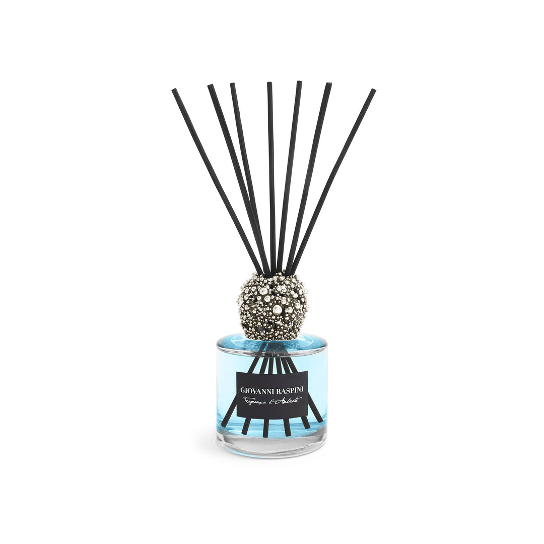 Giovanni Raspini Perlage Diffuser - Vento di Mare rumsdoft med vit bronsdekoration - XB0146