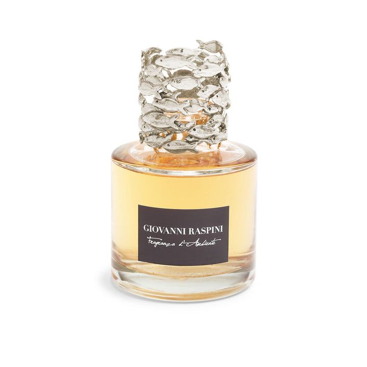 Giovanni Raspini Sardine Diffuser – Raumduft Iris Dust mit weißer Bronzedekoration – XB0148