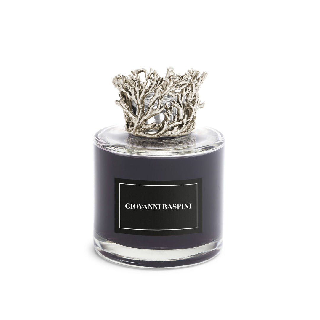 Giovanni Raspini Coralli Diffuser - Nero Divino hemdoft med vit bronsdekoration - XB0153