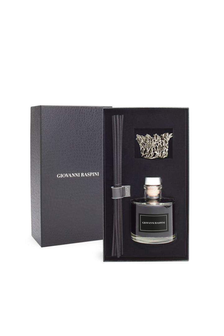 Giovanni Raspini Coralli Diffuser - Nero Divino hemdoft med vit bronsdekoration - XB0153