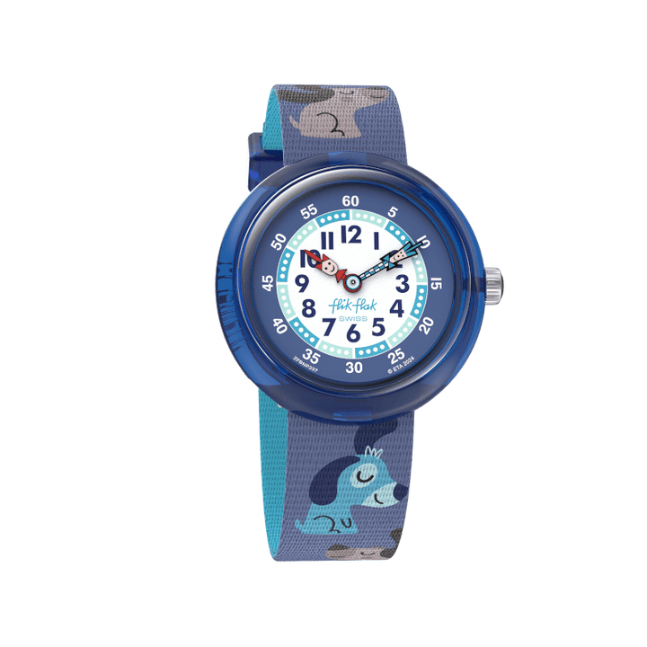 Flik flak cutie hvalp venner pels-nogensinde 32 mm fbnp237 ur