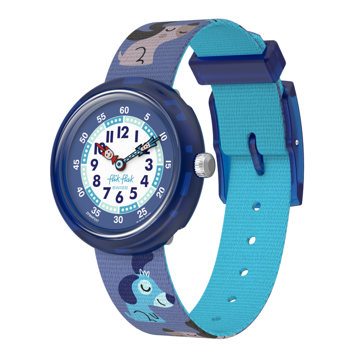 Flik flak cutie hvalp venner pels-nogensinde 32 mm fbnp237 ur