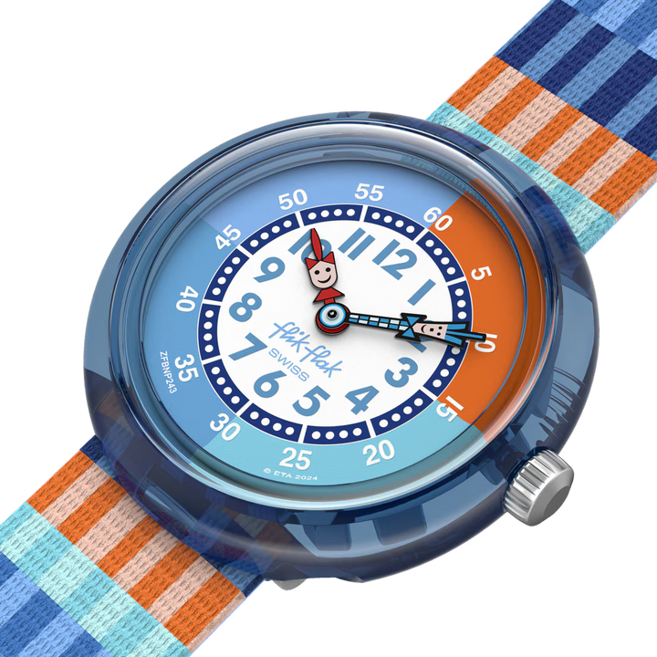 Flik Flak Uhr STRIPY STRIPES Story Time 32mm FBNP243