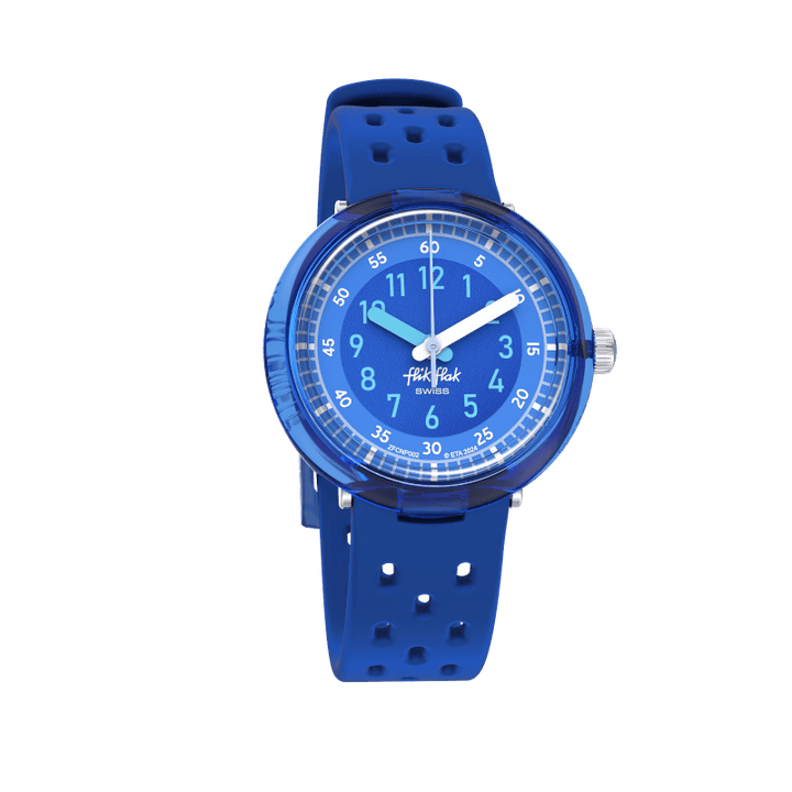 Flik Flak Fizz In Blue Bubby Hours 32mm FcNP002